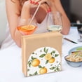 thumbnail image 3 of Yayeee Napkin Holder for Table Kitchen Paper Tissue Organization, White Watercolor Oranges, 3 of 8