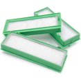 thumbnail image 1 of Set 3x Hepa Vacuum Cleaner Filters, Compatible With Vorwerk Kobold Vr200, 1 of 2
