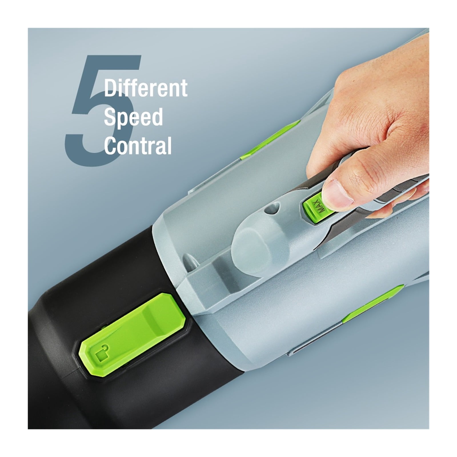 20V 4.0Ah Battery Cordless Leaf Blower, Variable Speed Air Powered Blower Sweeper For Dust,Snow Blowing Garden Power Tool ,Powerful & Energy-Efficient