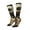 1 Black, variant on Women Crew Soft Moisture-wicking Socks Duck Bones Pattern Design Cotton Socks, One Size fit All