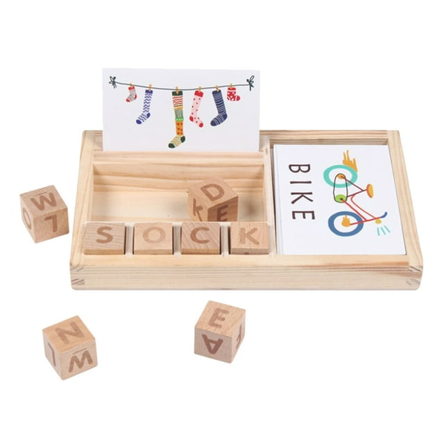 1 De Tarjetas Flash De Alfabetos, De Rompecabezas A Con Letras De ABC Y Tablero De Animales, Juguetes Educativos, Para Zulema Juguetes de juegos de palabras para niños