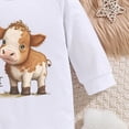 thumbnail image 5 of CAUYDY Baby Boys Sleepers Newborn Clothes 3 6 9 Months 1T 2T Fall Winter Preemie Long Sleeve Romper Infant Boy Comfy Pajamas Toddler Loungewear White for Sizes 6-9 Months, 5 of 6