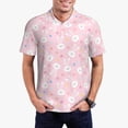 thumbnail image 1 of Balery Easter Cute Rabbit Camisa Polo de Hombre con Estampado, de Manga Corta y Tejido Medio, Camisa Tipo Golf Polo-Large, 1 of 6