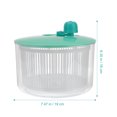 thumbnail image 3 of Vegetable Dryer Salad Water Drainer Manual Fruit Dryer Kitchen Drying Tool 2.5L, 3 of 8