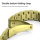 thumbnail image 3 of Correa de reloj de metal de 20 mm para Samsung Galaxy Watch5/5 Pro/4/4Classic Oro, 3 of 8