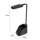 thumbnail image 3 of Lámpara de escritorio inteligente LED, 15W carga inalámbrica, portaplumas, lámpara de estudio con protección ocular para estudiantes, adecuada para oficina, dormitorio, residencia, negro, 3 of 8