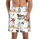 thumbnail image 1 of Balery Cute Farm Traje de Baño Estilo Hawaiano para Hombre, Shorts de Secado Rápido con Bolsillos-Medium, 1 of 6