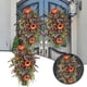 thumbnail image 2 of Primavera verano puerta principal girasol floral lágrima corona artificial floral para hogar boda cabaña buzón, 2 of 6