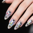 thumbnail image 6 of 154 Patterns Love Heart Nail Stamping Plates 3pcs Star Moon Nail Art Stencils Chain Decor DIY Nails Image Plates Geometric Texture Manicures Stamp, 6 of 7