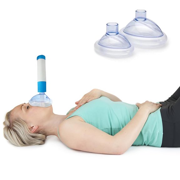 Eye Bags Respiratory Trainer Suffocation First Aid Mask Artificial Cardiopulmonary Device