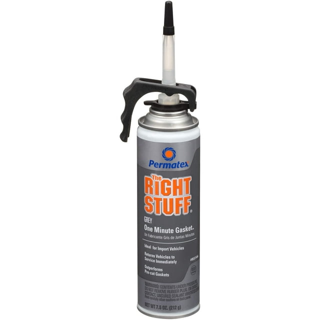Máquina de juntas Permatex The Right Stuff, 1 minuto, color gris, 220 ml