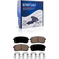 thumbnail image 3 of Detroit Axle - Brake Pads for Hyundai 2007-2012 Veracruz Front and Rear Ceramic Brake Pads with Hardware 2008 2009 2010 2011 Replacement, 3 of 3