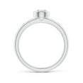 thumbnail image 2 of ANGARA Natural 0.5 Ct. Diamond Solitaire Ring in 14K White Gold for Women (Ring Size: 3), 2 of 11