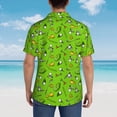 thumbnail image 4 of Balery golf Sport club Print Men's Hawaiian Shirts Short Sleeve Beach Shirt Relaxed Fit Vacation Button Down Shirts,XX-Large, 4 of 7