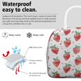 thumbnail image 3 of Lunch Bag Lunch Box for Women Reusable Insulated Lunch Bags,Water-Resistant Fruits Strawberry Pattern Cooler Lunch Tote Bag, Large Capacity for Work Travel Picnic, 3 of 6