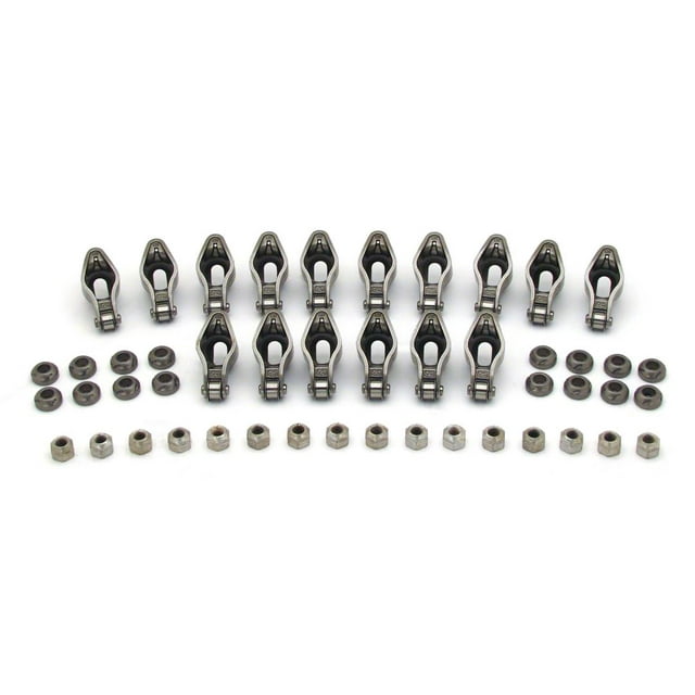 COMP Cams Rocker Arm 1417-16 Magnum; Chevy Small Block 4.3L-6.6L/265-400 Cubic Inch; 3/8 Inch Stud Diameter; 1.52 Ratio; Self Aligning; Roller Tip Rocker; Chromoly; Set of 16
