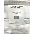 thumbnail image 4 of Nine West Women's Skinny Fit Heidi Pull-on Crop Legging (White, 4), 4 of 5