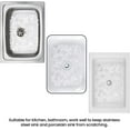 thumbnail image 4 of Paquete de 2 Tapetes/protectores para Fregadero de Guijarros Texturizados, Tapete Ajustable para Fregadero de Cocina, 15,7 X 11,8 Pulgadas, Plástico, 4 of 11