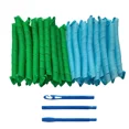 thumbnail image 1 of Heatless Spiral Hair Curlers with Styling Hooks, Plastic, 12 in., 40 Pack, 1 of 6