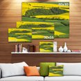 thumbnail image 3 of Rapeseed Fields and Green Wheat - Landscape Canvas Art Print, 3 of 4