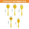 thumbnail image 2 of Wok antiadherente de 5 piezas de utensilios de cocina con mango de tubo de silicona - Juego de utensilios de cocina, 2 of 5