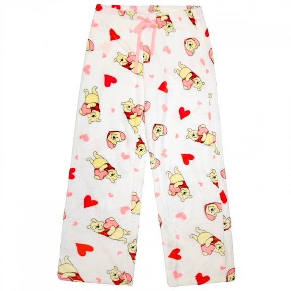 Winnie the Pooh Hearts All Over Print Sleep Pants-Small (28-30)