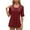 Wine, variant on yillto Womens Cardigan Top Short Sleeve Lightweight Open Front Summer Pullover Tunic Blouse Clothes