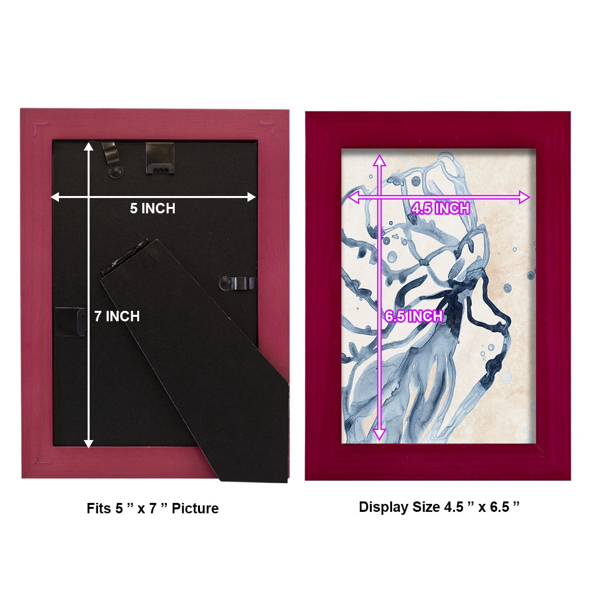 Water Shells I - Framed Print w/glass - Cherry Red