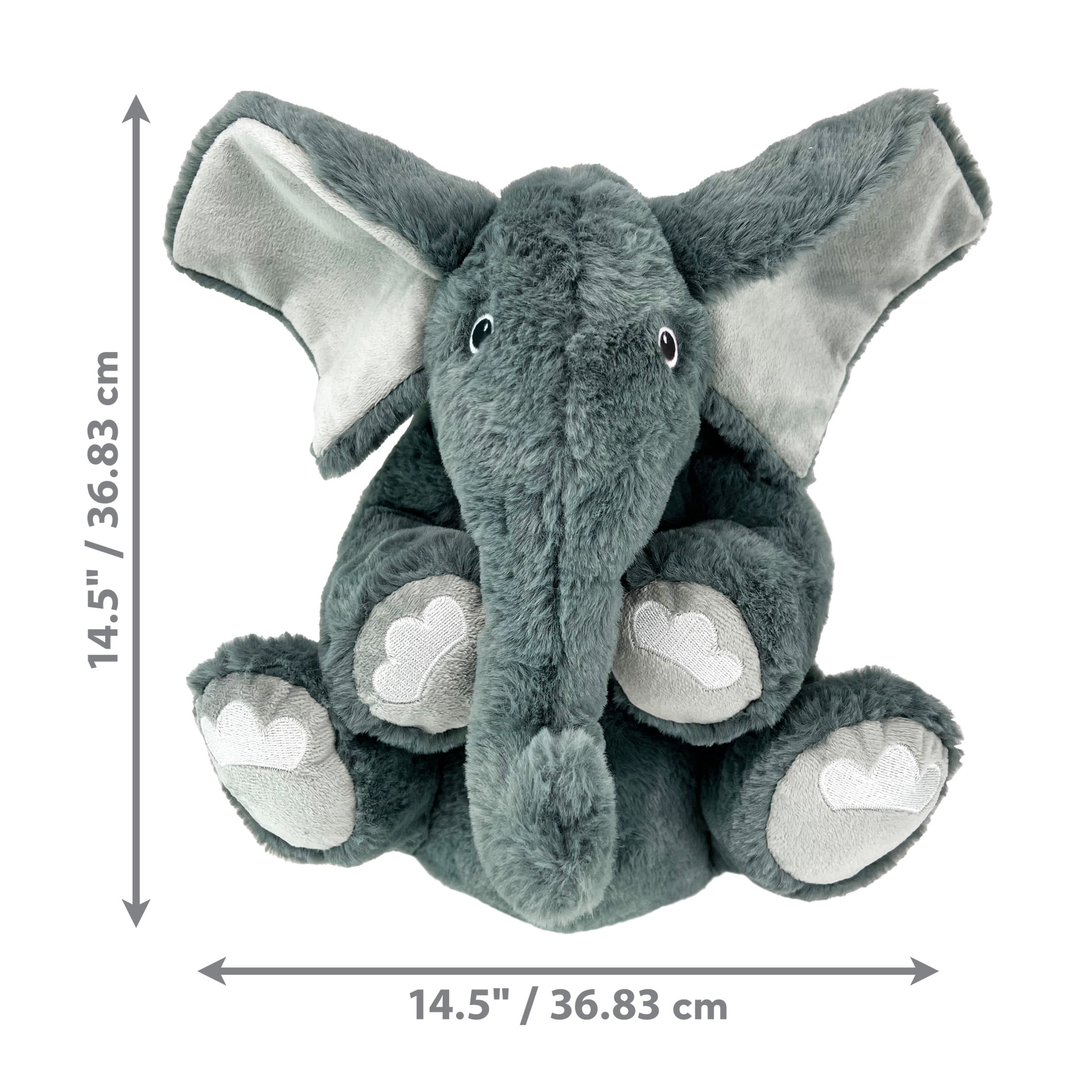 KONG® Comfort Kiddos Dog Toy, Removable Squeaker, Elephant, Jumbo Extra Large