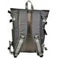 thumbnail image 2 of Harvest Label 2-Tone Rolltop Backpack Casual Sports Everyday Outdoor Daypack Gun-Metal, 2 of 4