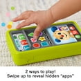 thumbnail image 6 of Fisher-Price Laugh & Learn 2-in-1 Slide to Learn Smartphone Musical Toy for Baby & Toddler, 6 of 8