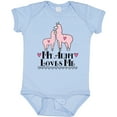 thumbnail image 3 of Inktastic Llama Aunt Loves Me Girls Girls Baby Bodysuit, 3 of 5