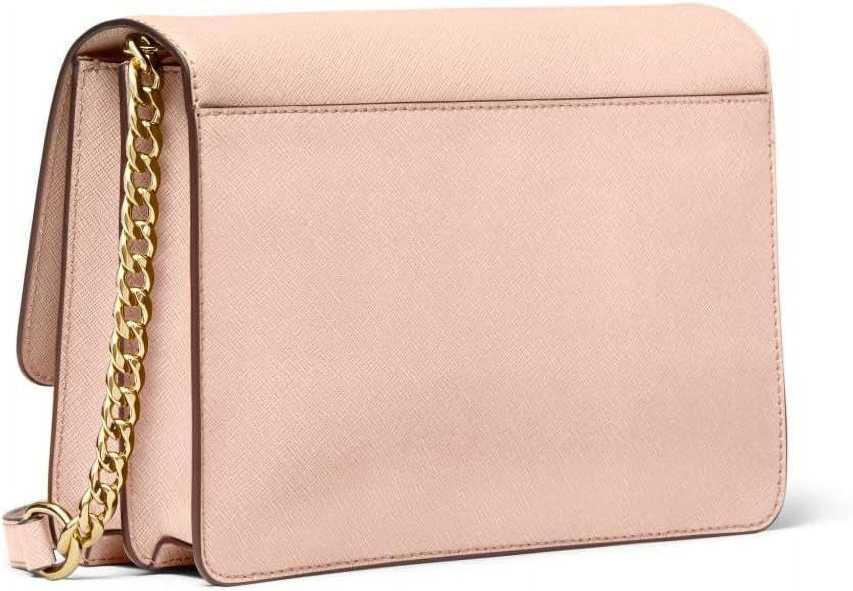 Michael Kors Womens Daniela Large Saffiano Leather Crossbody Bag