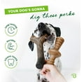 thumbnail image 2 of Benebone 2-Pack Maplestick/Zaggler Durable Dog Chew Toys, Real Maplewood, Real Bacon, Made in Large, 2 of 6