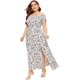 thumbnail image 1 of Vestido largo con hombros descubiertos y estampado floral bohemio para mujer Fokelyi WMZL-2057-3, 1 of 1