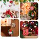 thumbnail image 4 of Yuarrent 30 unids/set fácil de colgar pintura de diamantes colgante de árbol de Navidad pintura de diamantes Navidad Kits de decoración para fiestas, 4 of 6
