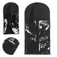 thumbnail image 4 of Porte-extensions de Cheveux, Cintre Portable pour Perruques, Sacs de Rangement pour Perruques, Sac de Rangement Anti-Poussière pour Extensions de Cheveux avec Fermeture Éclair Solide en Tissu PE Non Tissé pour Voyage et Usage Quotidien, 4 of 7