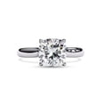 thumbnail image 2 of AFFY Solitaire Engagement Rings For Women 8MM Cushion Cut Lab Created Moissanite 4-Prong Solitaire Engagement Promise Rings in 10K Solid White Gold, Ring Size 8.5, 2 of 6