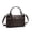 Coffee, variant on Genuine Leather Women's Shoulder Bag Cowhide Purse Handbag Medium Crossbody Bag Box Bag