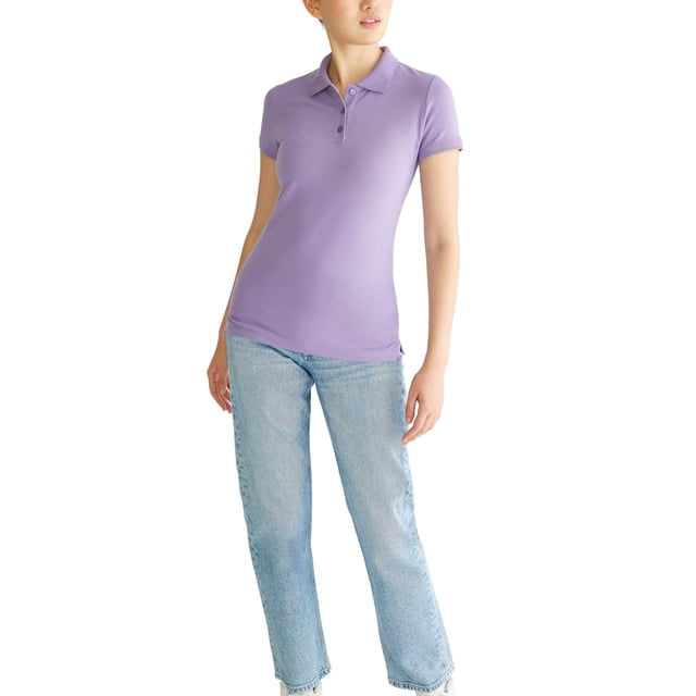 Polo slim fit de manga corta para mujer AEROPOSTALE