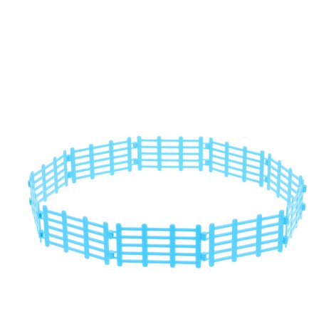 FENGGUIQU 10Pcs Miniature Farm Accessories Plastic Sky for , Dollhouse Decor, Model Building