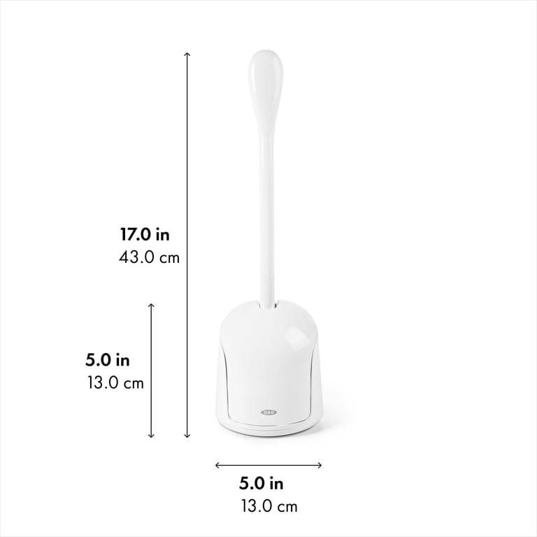 Compact Toilet Bowl Brush with Canister Holder photo 7