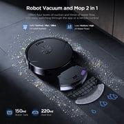 ONSON 8000Pa Robot Vacuum Cleaner and Mop Combo, 2 in 1 Vacuum and Mop With Wi-Fi, Ideal for Hard Floors