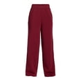 thumbnail image 4 of No Boundaries Soft Fleece Wide Leg Pants, 30” Inseam, 1 or 2-Pack, Women’s XXS-4X, 4 of 4