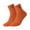 Orange, variant on Women's Halloween socks JIANLAI | Halloween socks Holiday Cute Novelty Cotton Elastic Lightweight Ankle Socks