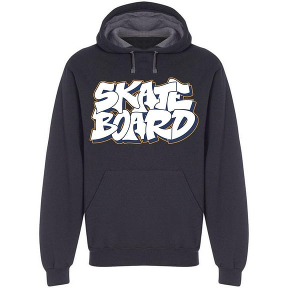 Skateboard In Graffitti Style Hoodie Men -Image by Shutterstock, Male XX-Large