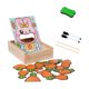 thumbnail image 2 of Juego de alimentación de para niños, juguete intelectual de madera para bebés, lindo juego práctico de ensamblaje de rompecabezas de madera, 2 of 9