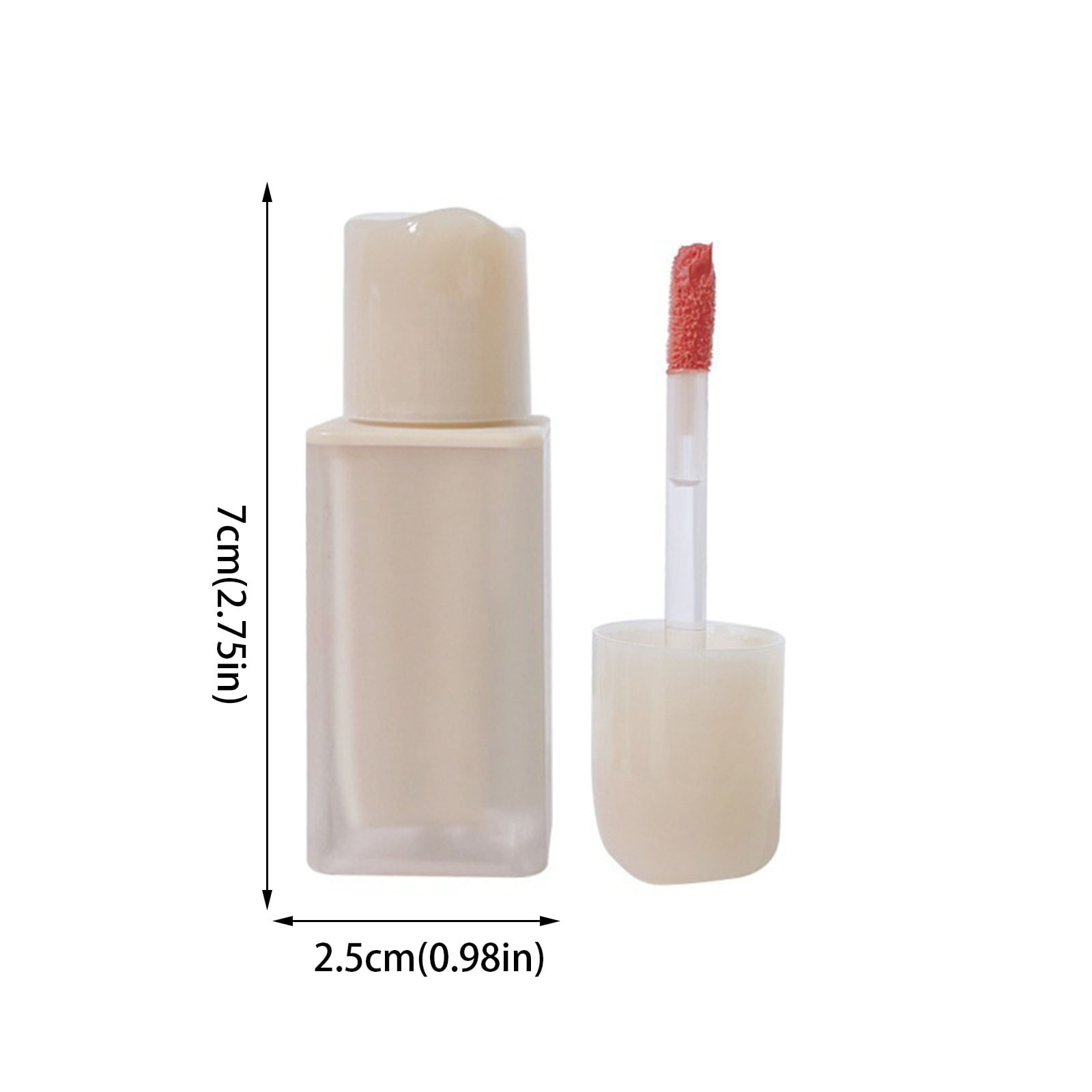 Lip Gloss Kits for Kids Mini Fruit Stickers for Lip Gloss Lip Gloss Containers Empty Lip Gloss Applicators under 5 Lip Lip Plumper Girl Lip Gloss for Teen Girls Natural Lip Gloss for Little Girls 2