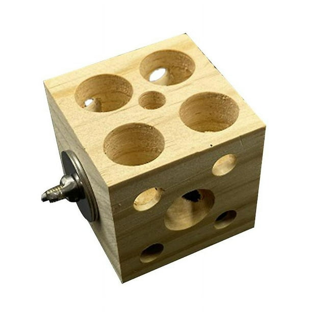 Juguete de bloques de madera de pájaro para entrenamiento de masticación, juguete de rompecabezas de mesa para tratar loros