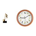 thumbnail image 1 of Escultura De Notas Musicales De Resina Y Reloj De Pared Con Forma De Pájaro Cantor. Adorno Creativo Para Mesa Y Reloj Colgante Decorativo Para Escritorio, Chimenea, Cocina Y Decoración Del, 1 of 8